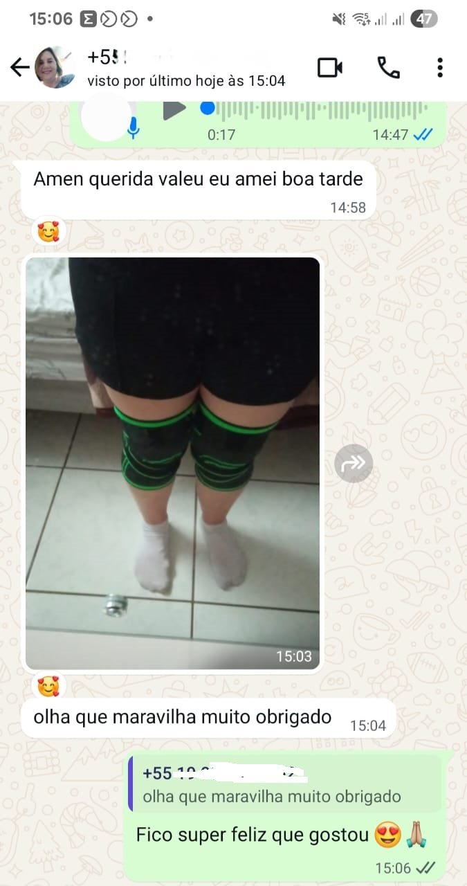 01 feedback cliente joelheira premium