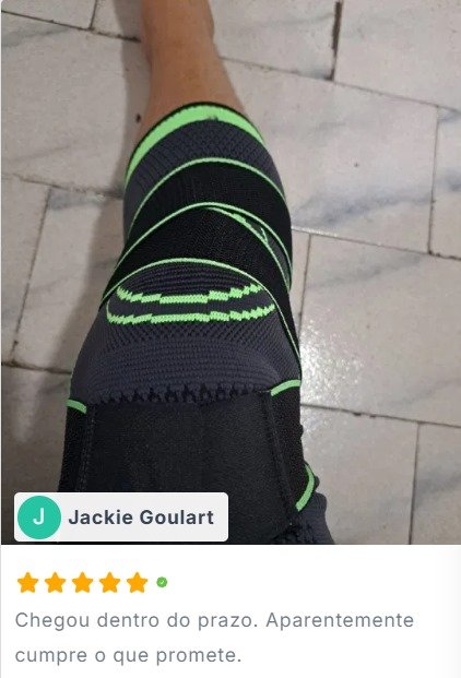 depoimentos cliente jackie gourlat joelheiras premium